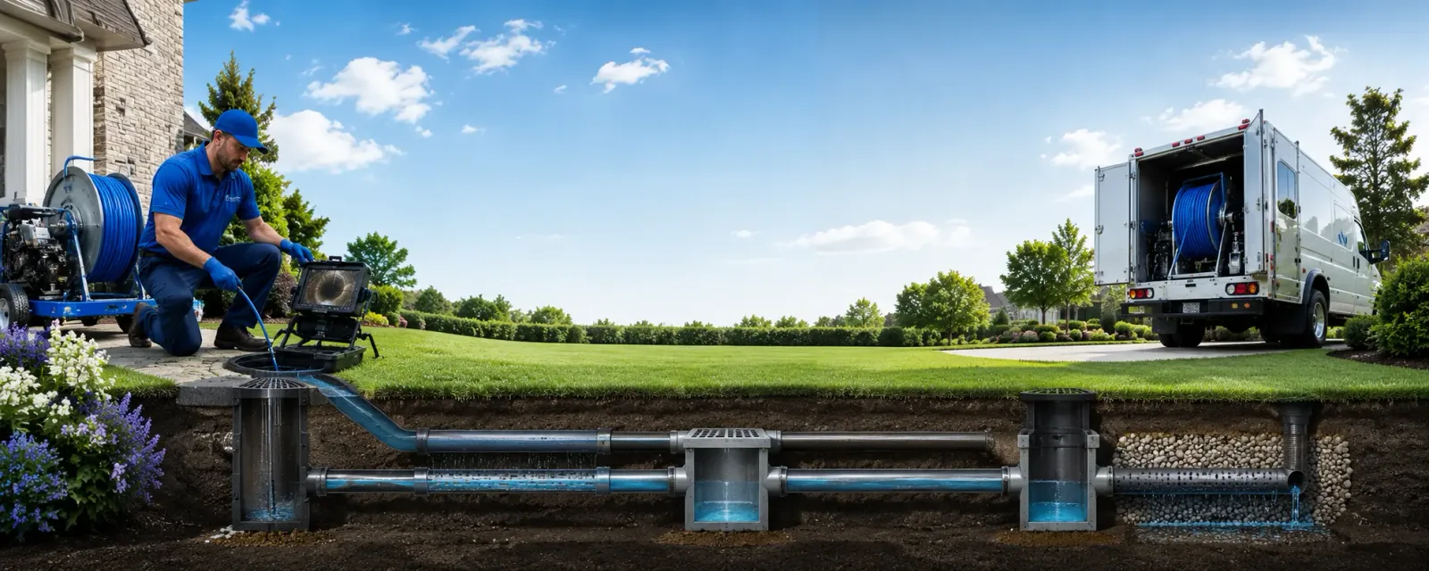 Outdoor drain cleaning information for San Saba, TX